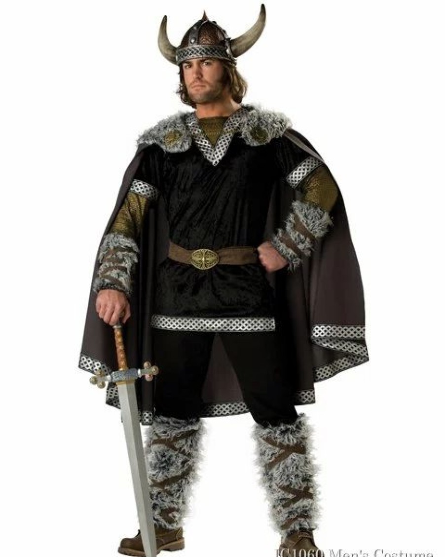 Mens Costumes * | Adult Elite Viking Warrior Costume