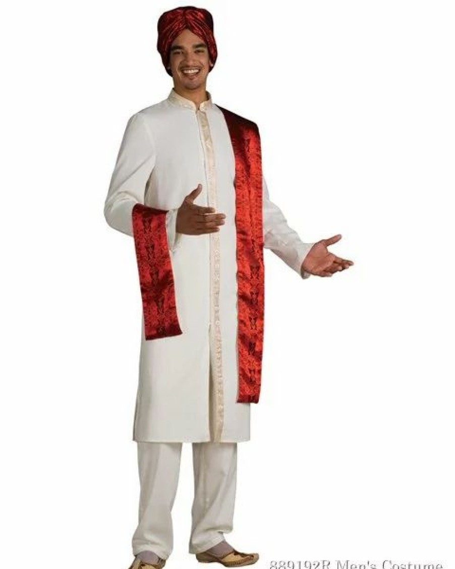 Mens Costumes * | Adult Deluxe Bollywood Male Costume