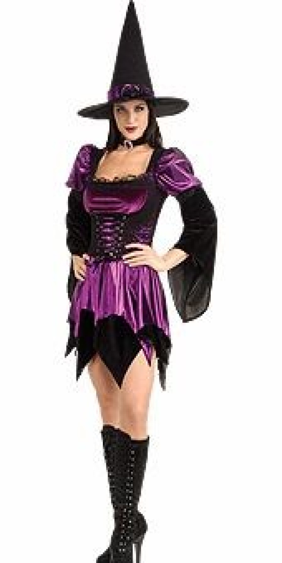 Witches & Monsters * | Sexy Plus Size Witch Costume