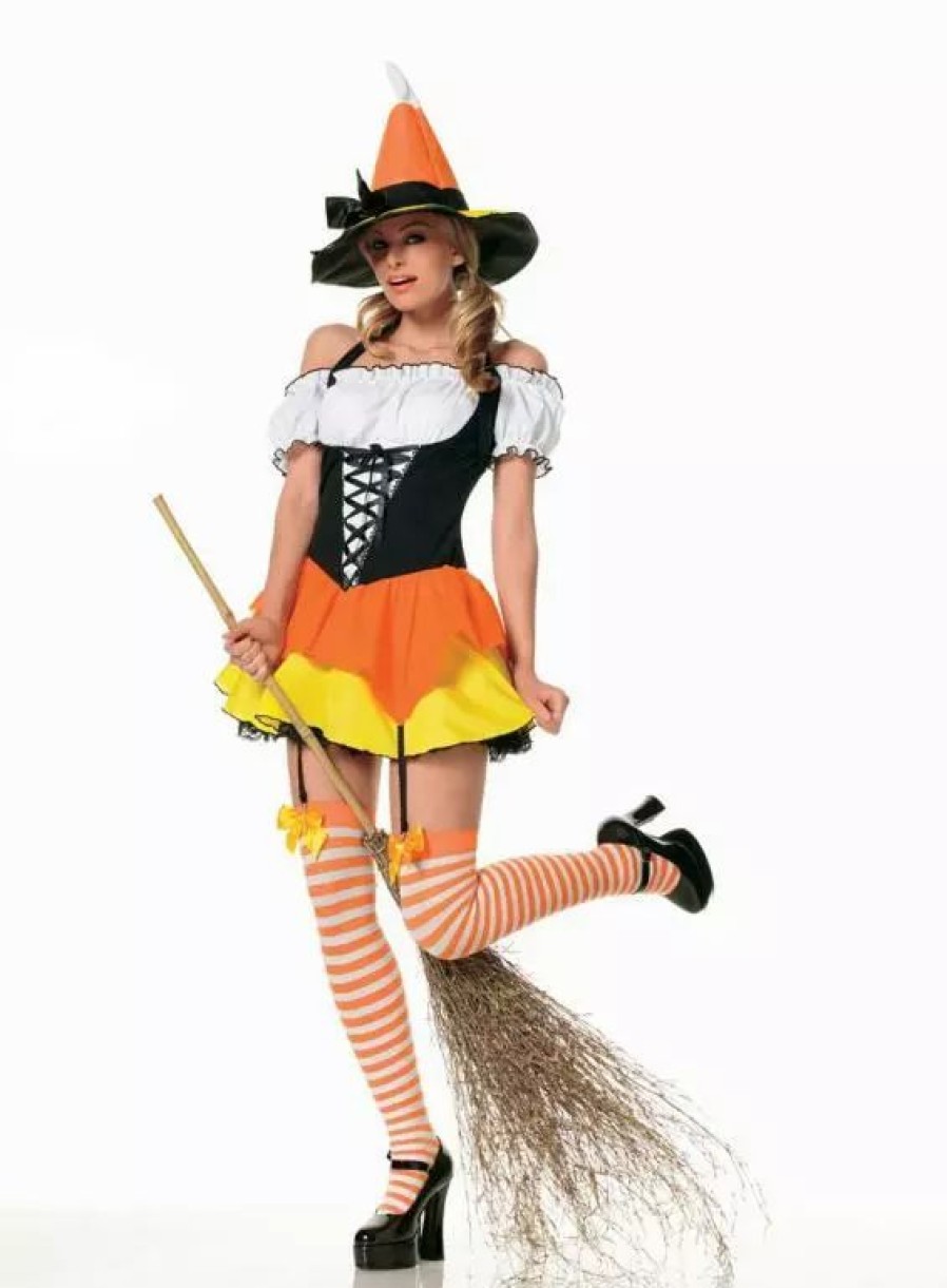 Witches & Monsters * | Candy Corn Witch Costume