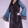 Witches & Monsters * | Gothic Lace Witch Plus Size Adult Costume