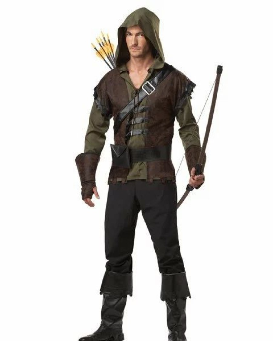 Mens Costumes * | Mens Sherwood Forest Robin Hood Costume