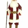 Mens Costumes * | Adult Deluxe Old Time Santa Suit