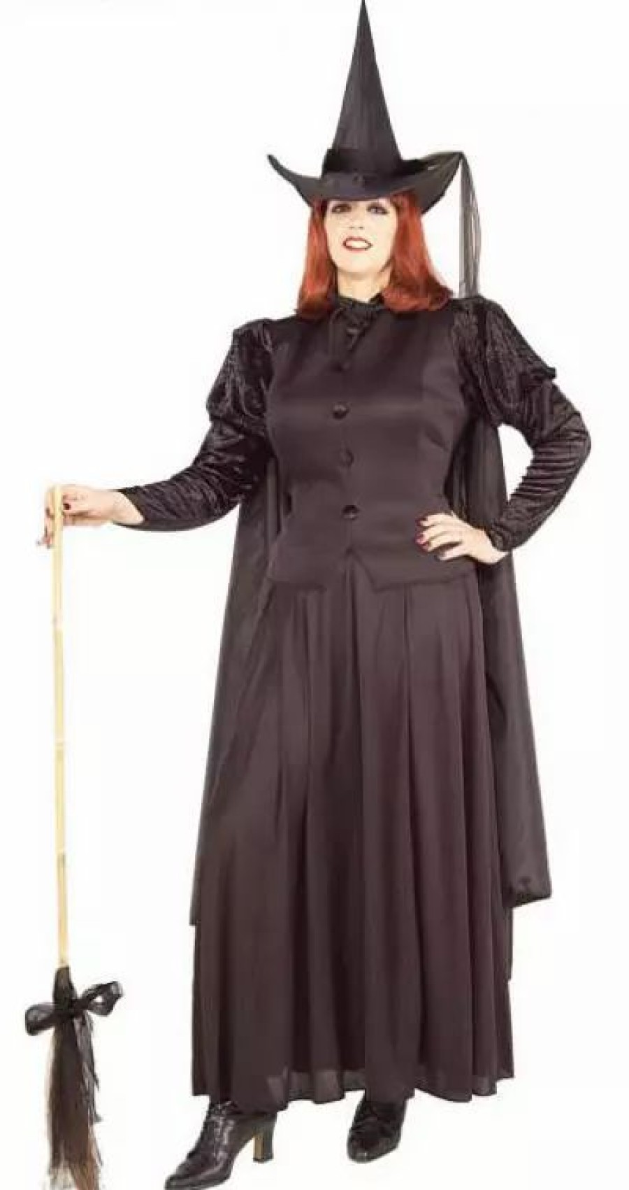 Witches & Monsters * | Classic Witch Plus Size Adult Costume