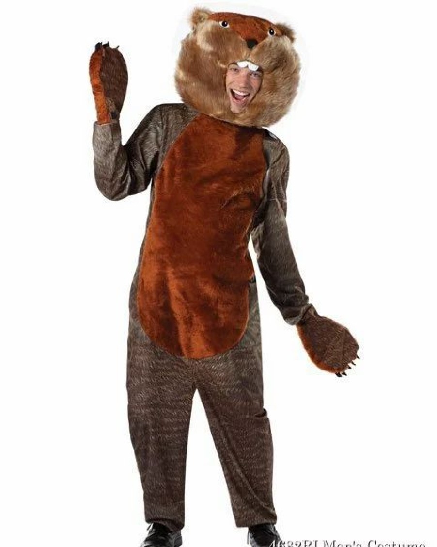 Mens Costumes * | Caddyshack Gopher Adult Costume