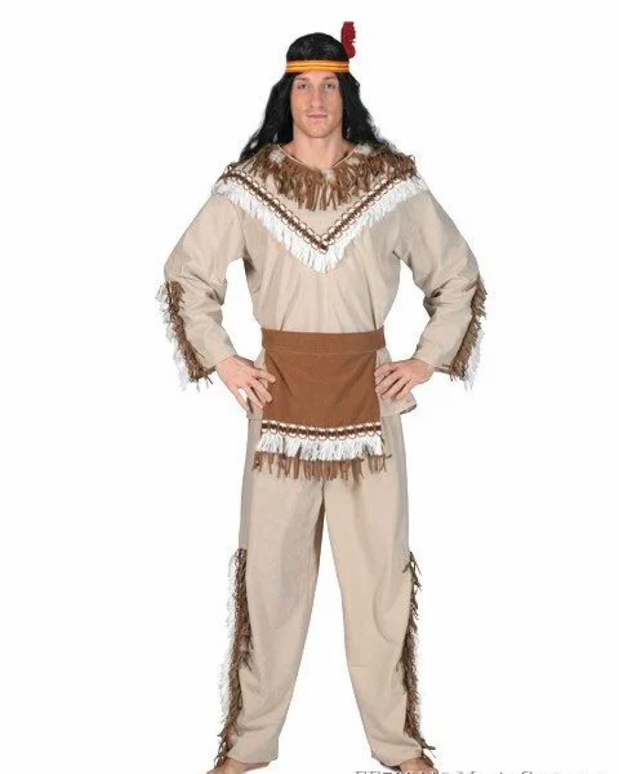 Mens Costumes * | Mens Running Bear Chief Costume