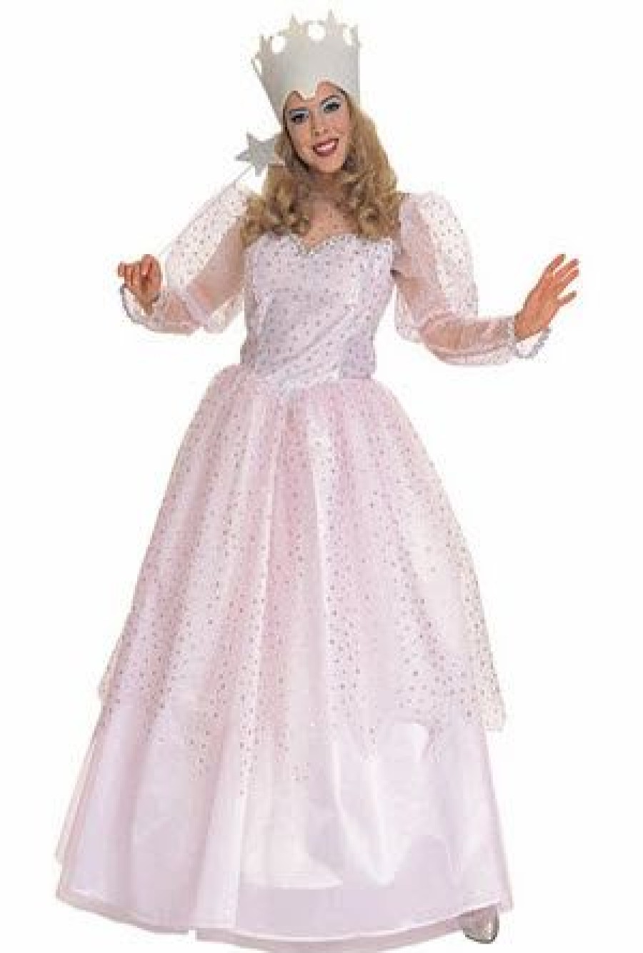 Witches & Monsters * | Wizard Of Oz Glinda Good Witch Adult Costume