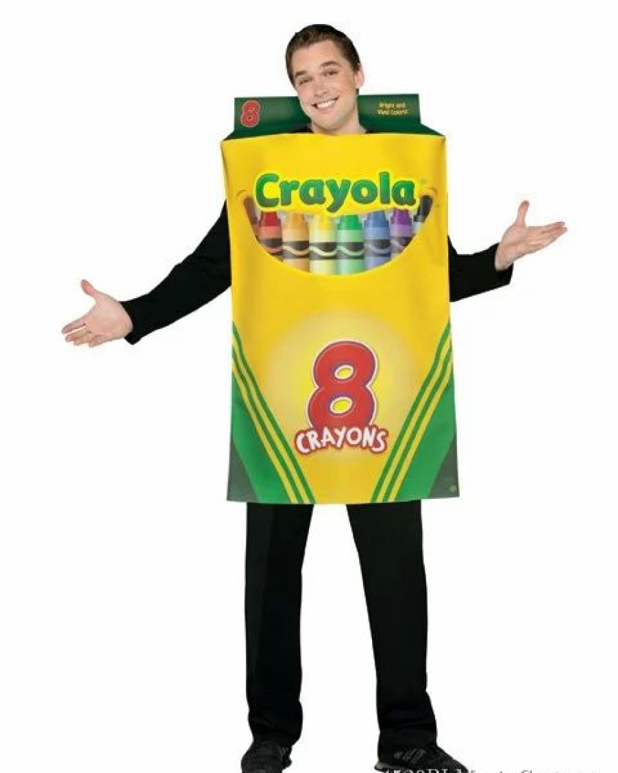 Mens Costumes * | Crayola Crayon Box Adult Unisex Costume