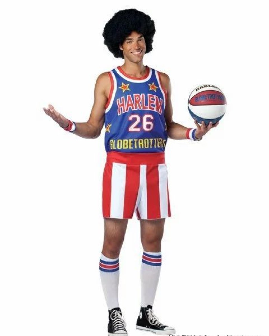 Mens Costumes * | Harlem Globetrotters Adult Costume