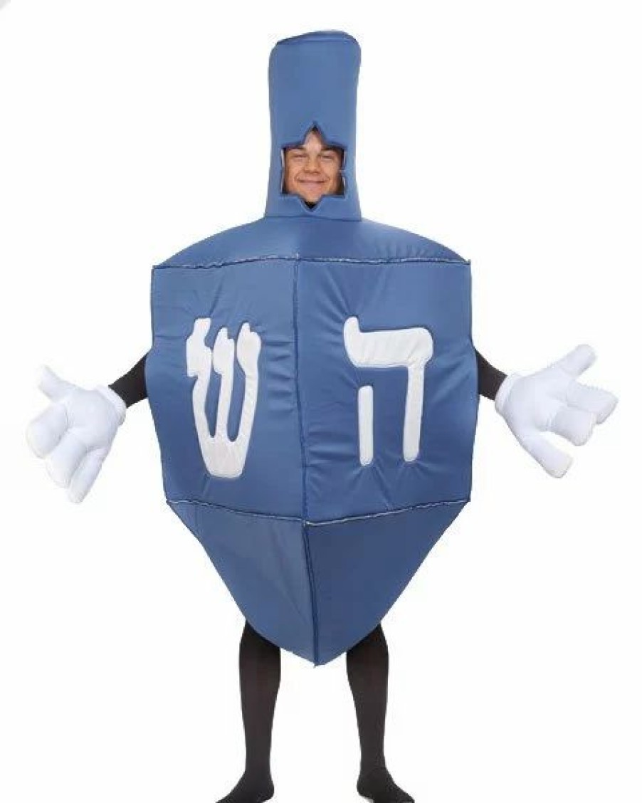 Mens Costumes * | Deluxe Dreidel Adult Unisex Costume