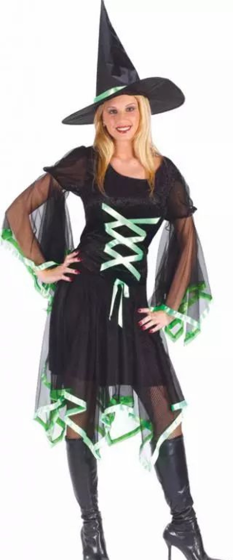 Witches & Monsters * | Ribbon Witch Plus Size Adult Costume