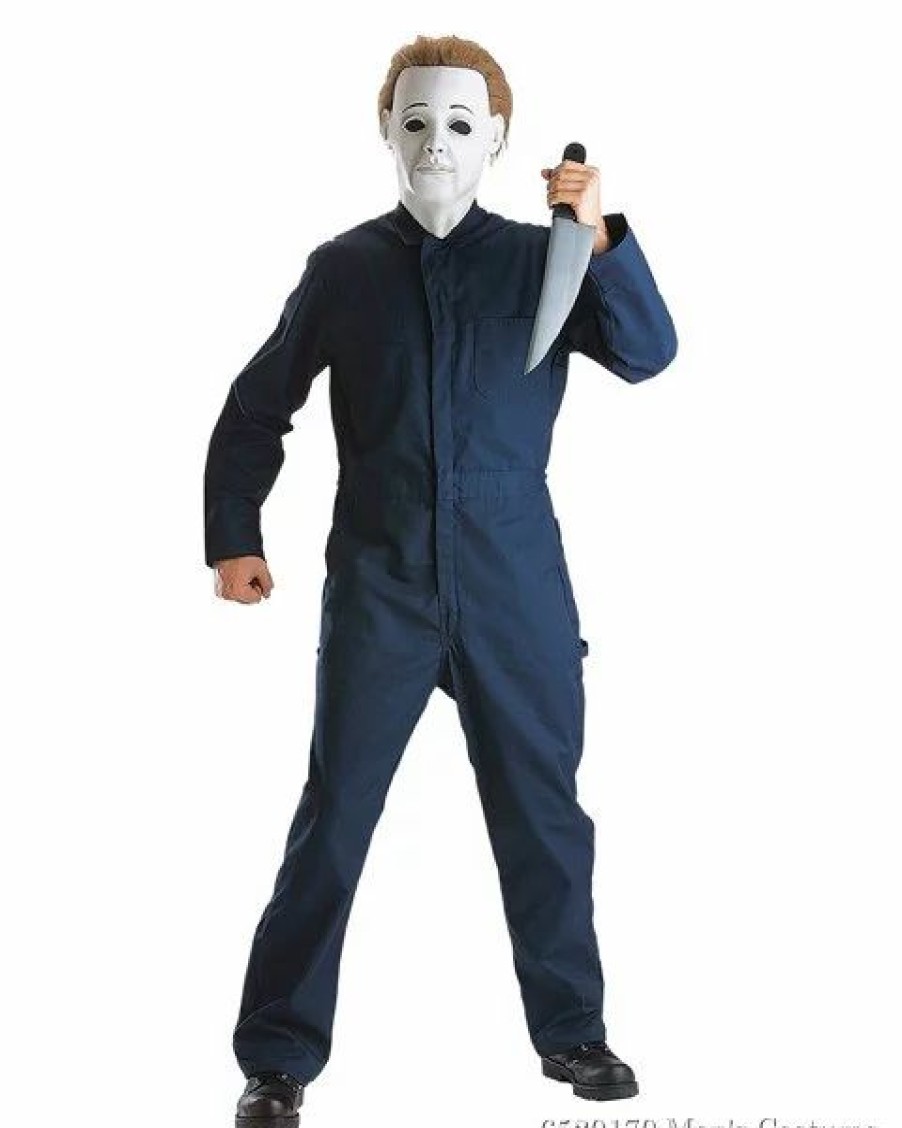 Mens Costumes * | Michael Meyers Costume For Adults