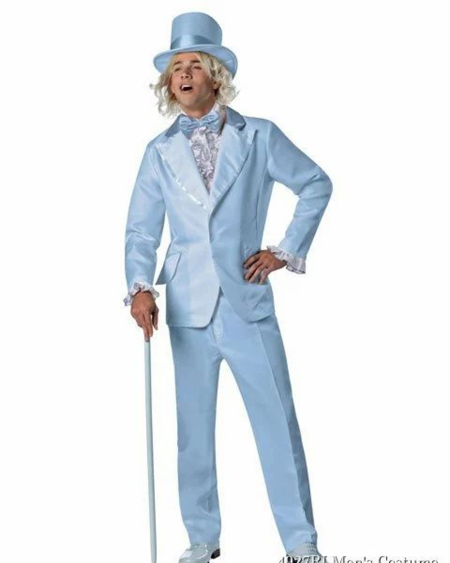 Mens Costumes * | Dumb And Dumber Harry Blue Tuxedo Adult Costume