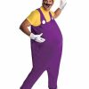 Mens Costumes * | Deluxe Super Mario Wario Mens Costume