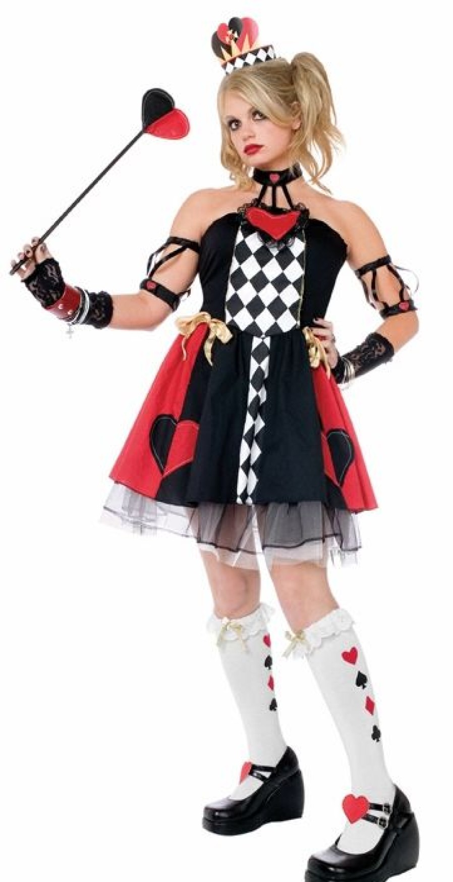 Makeup Basics * | Queen Of Hearts Wonderland Child Costume