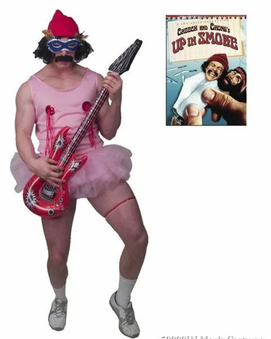 Mens Costumes * | Adult Cheech Pink Tutu Costume