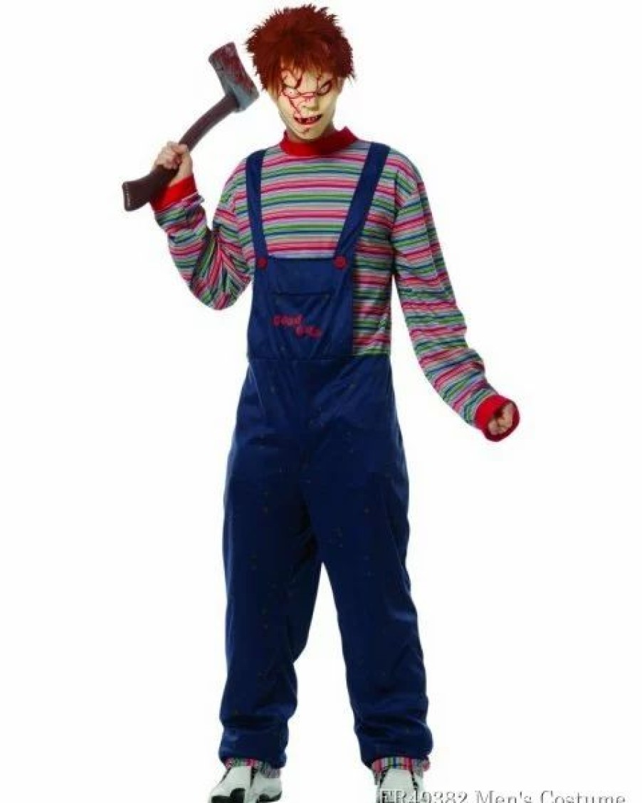 Mens Costumes * | Adult Chucky Costume W/Mask (Licensed)