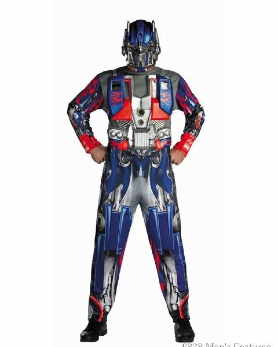 Mens Costumes * | Transformers Optimus Prime Deluxe Adult