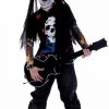 Monster Costumes * | Zombie Icons Zombie Rocker Child Costume 10-12