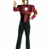 Mens Costumes * | Iron Man Movie Value Muscle Adult Costu