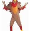 Mens Costumes * | Fleece Turkey Adult Unisex Costume