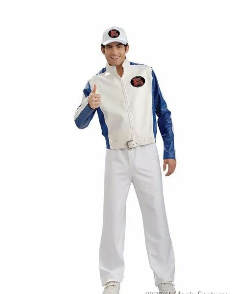 Mens Costumes * | Adult Deluxe Speed Racer Costume