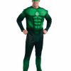 Mens Costumes * | Dlx Muscle Chest Green Lantern Hal Jordan Mens Costume