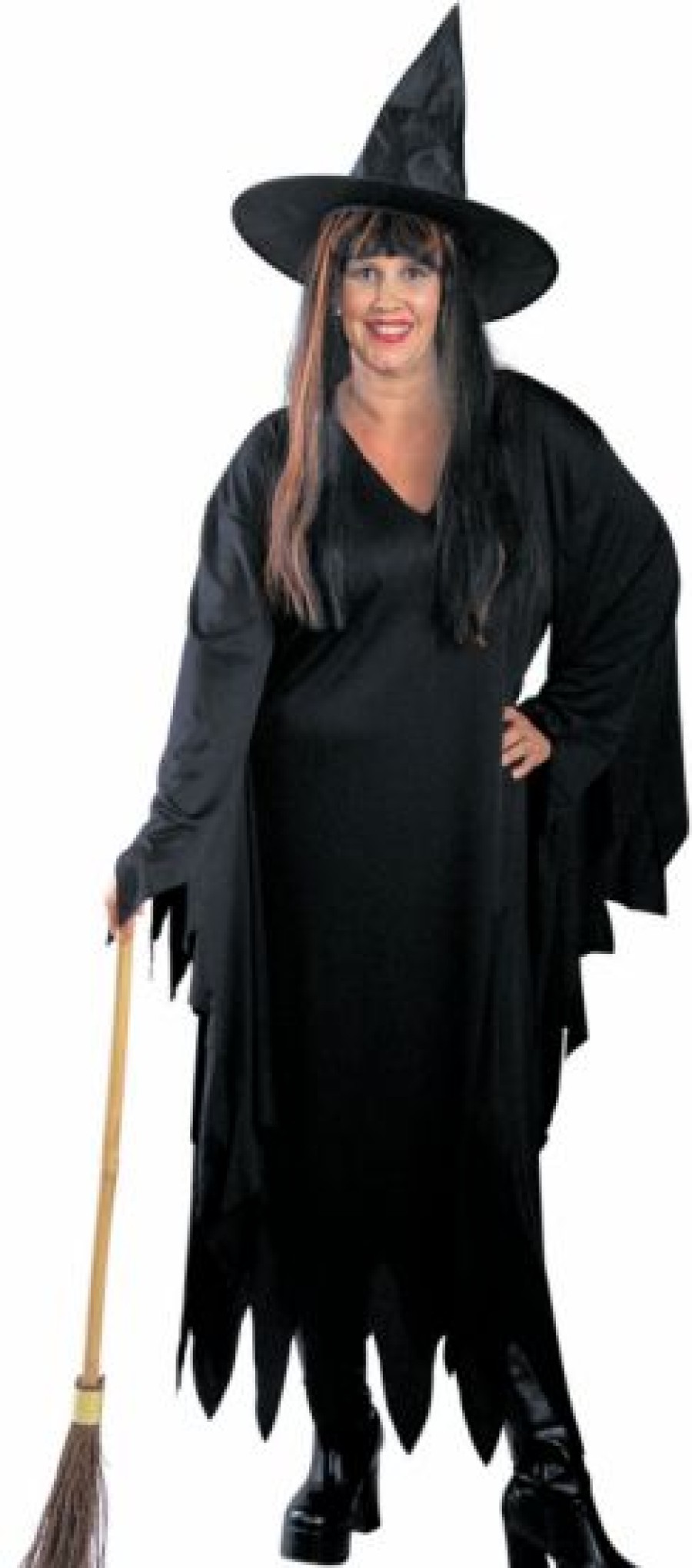 Witches & Monsters * | Black Mystic Witch Adult Plus Costume