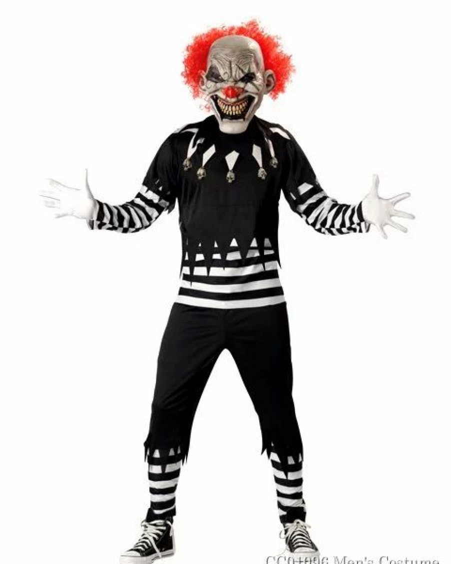 Mens Costumes * | Psycho Clown Mens Costume