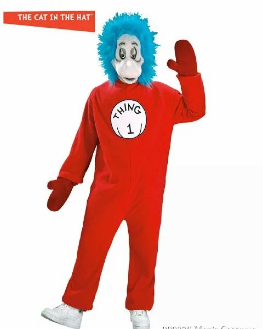 Mens Costumes * | Thing 1 Costume For Adult