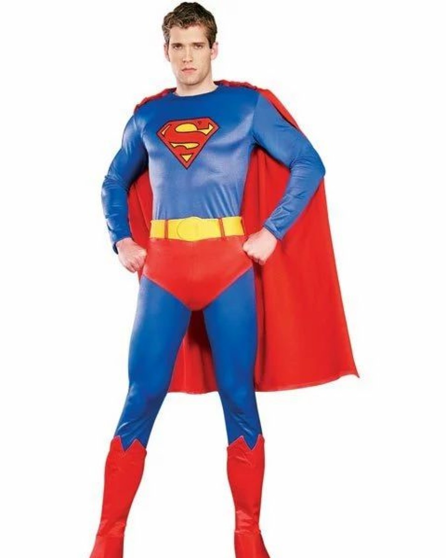 Mens Costumes * | Deluxe Regency Superman Mens Costume