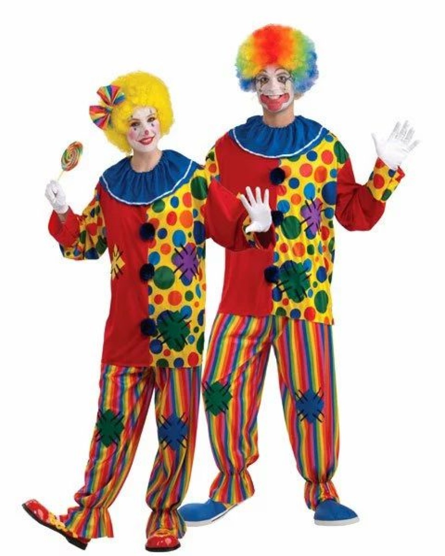 Mens Costumes * | Big Top Clown Adult Unisex Costume