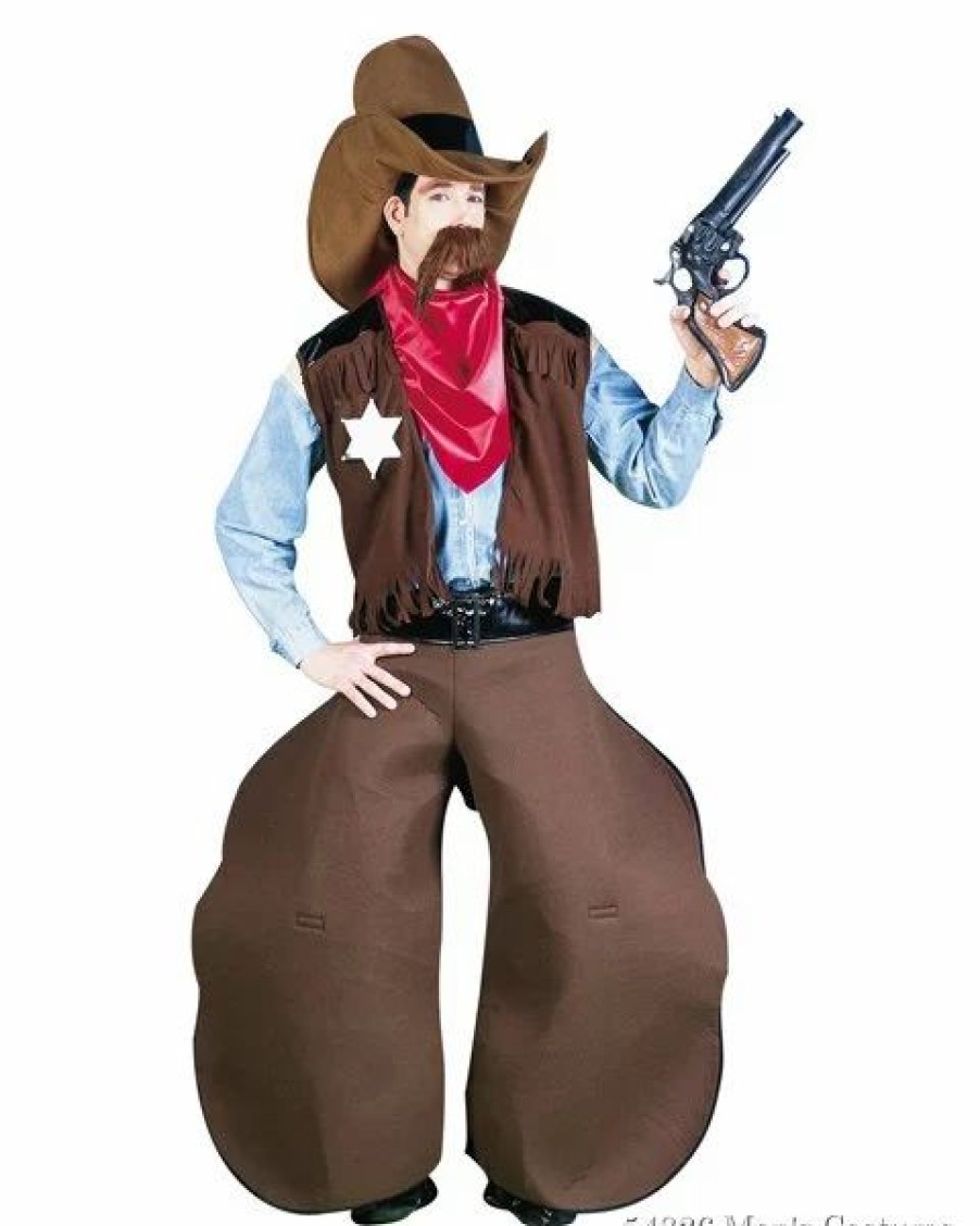 Mens Costumes * | Ole Cow Hand Adult Costume