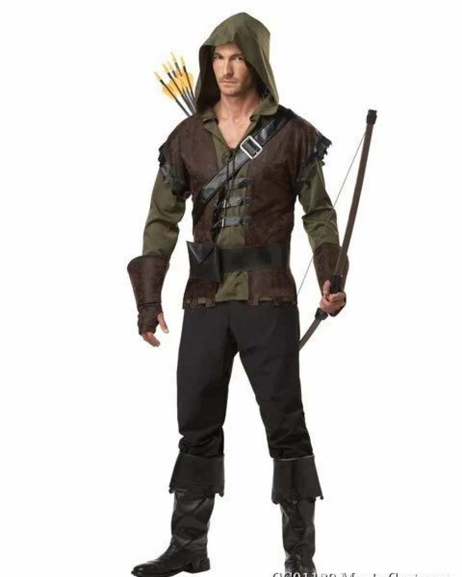 Mens Costumes * | Mens Sherwood Forest Robin Hood Costume