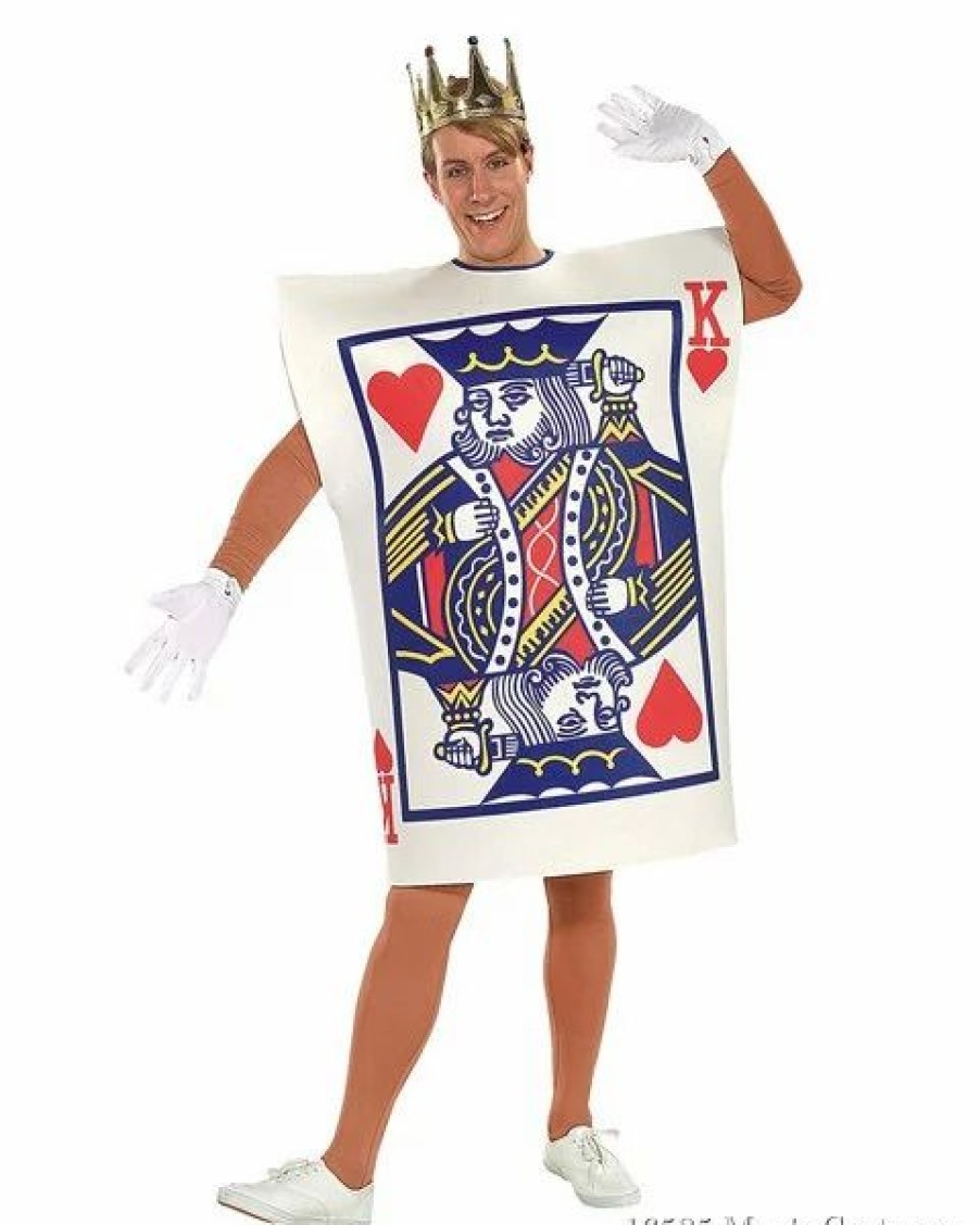 Mens Costumes * | King Of Hearts Costume For Adults