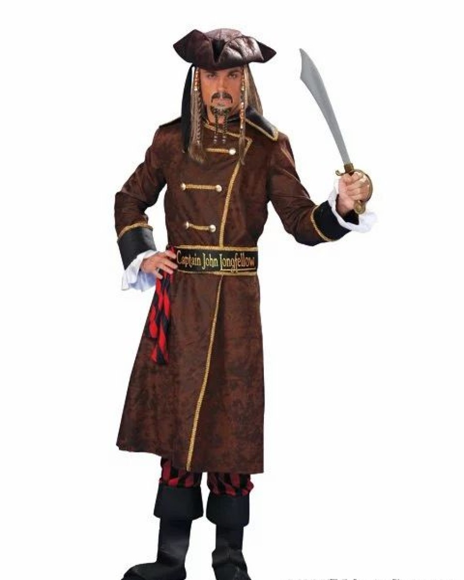 Mens Costumes * | Mens Captain John Longfellow Costume