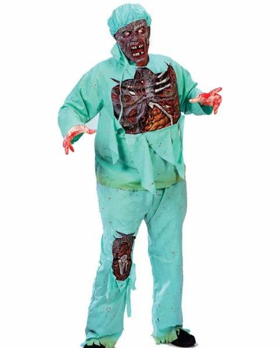 Mens Costumes * | Zombie Doctor Adult Costume