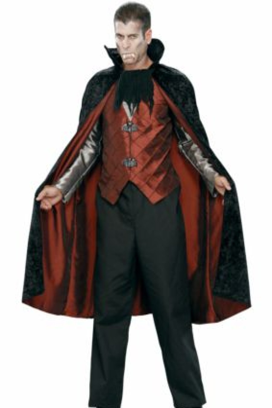 Witches & Monsters * | Dark Dracula Adult Costume