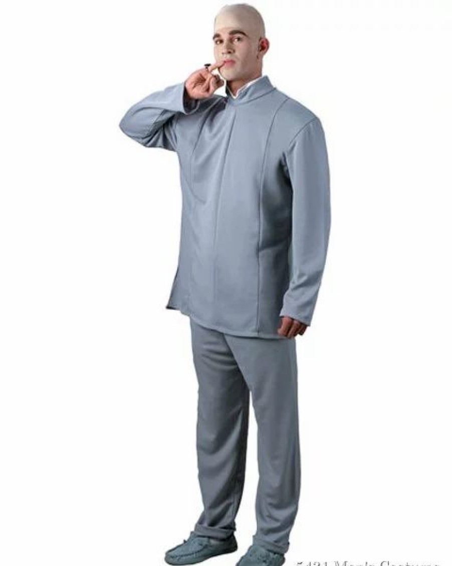 Mens Costumes * | Dr. Evil Deluxe Costume For Adult