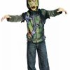 Monster Costumes * | Creature Short Sleeve Hoodie Child Costume Medium