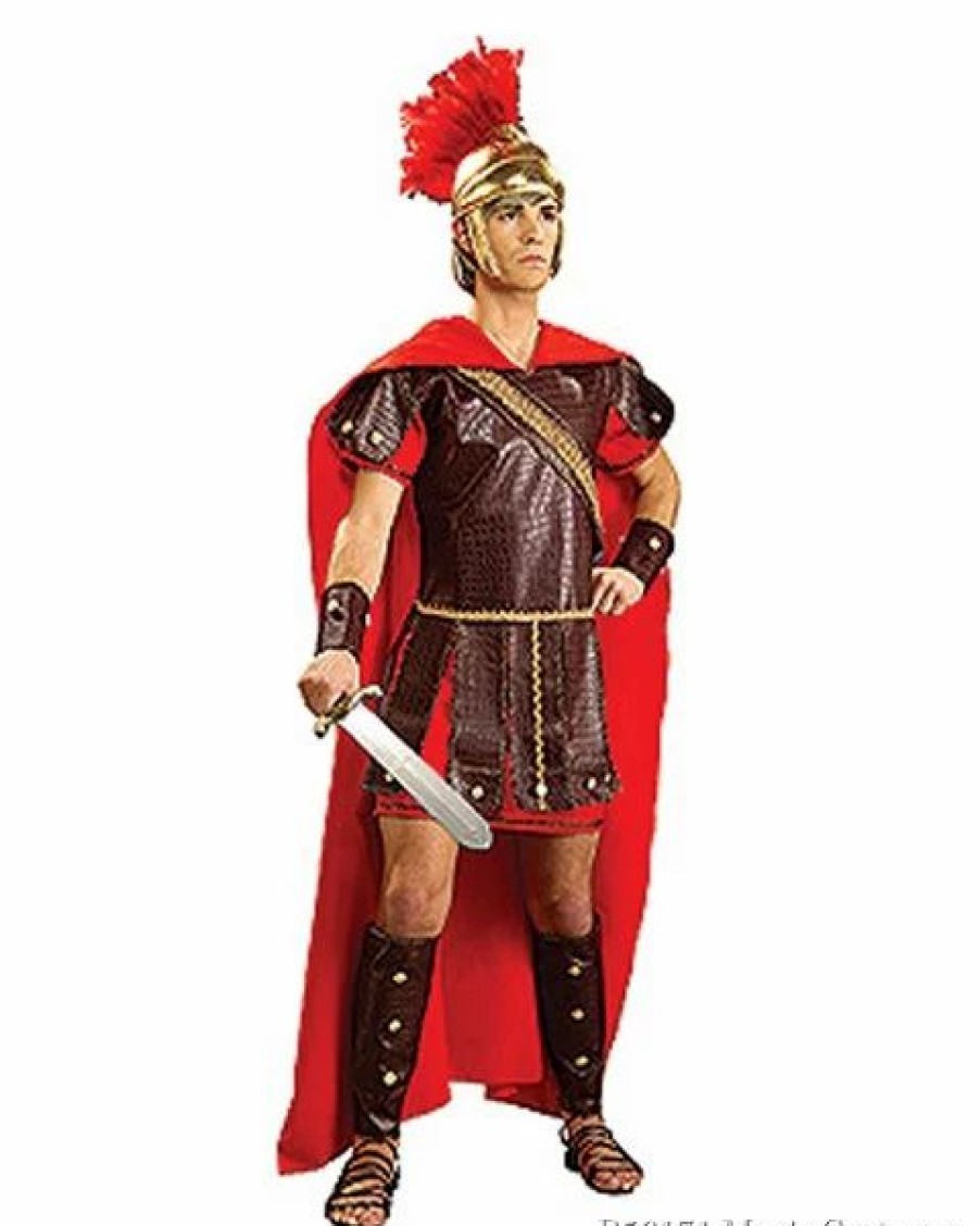 Mens Costumes * | Roman Warrior Costume For Men