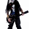 Monster Costumes * | Zombie Icons Zombie Rocker Child Costume 12-14