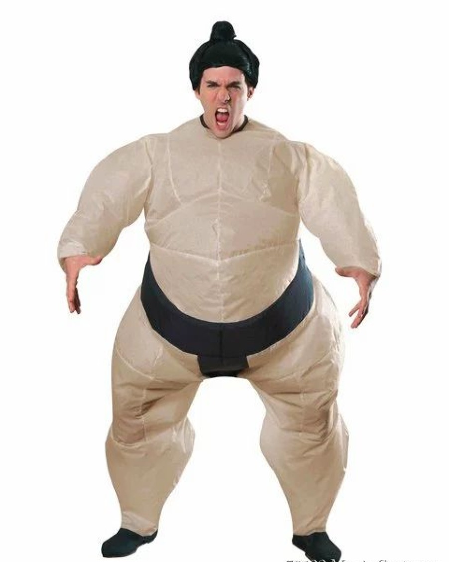 Mens Costumes * | Inflatable Sumo Costume For Adult