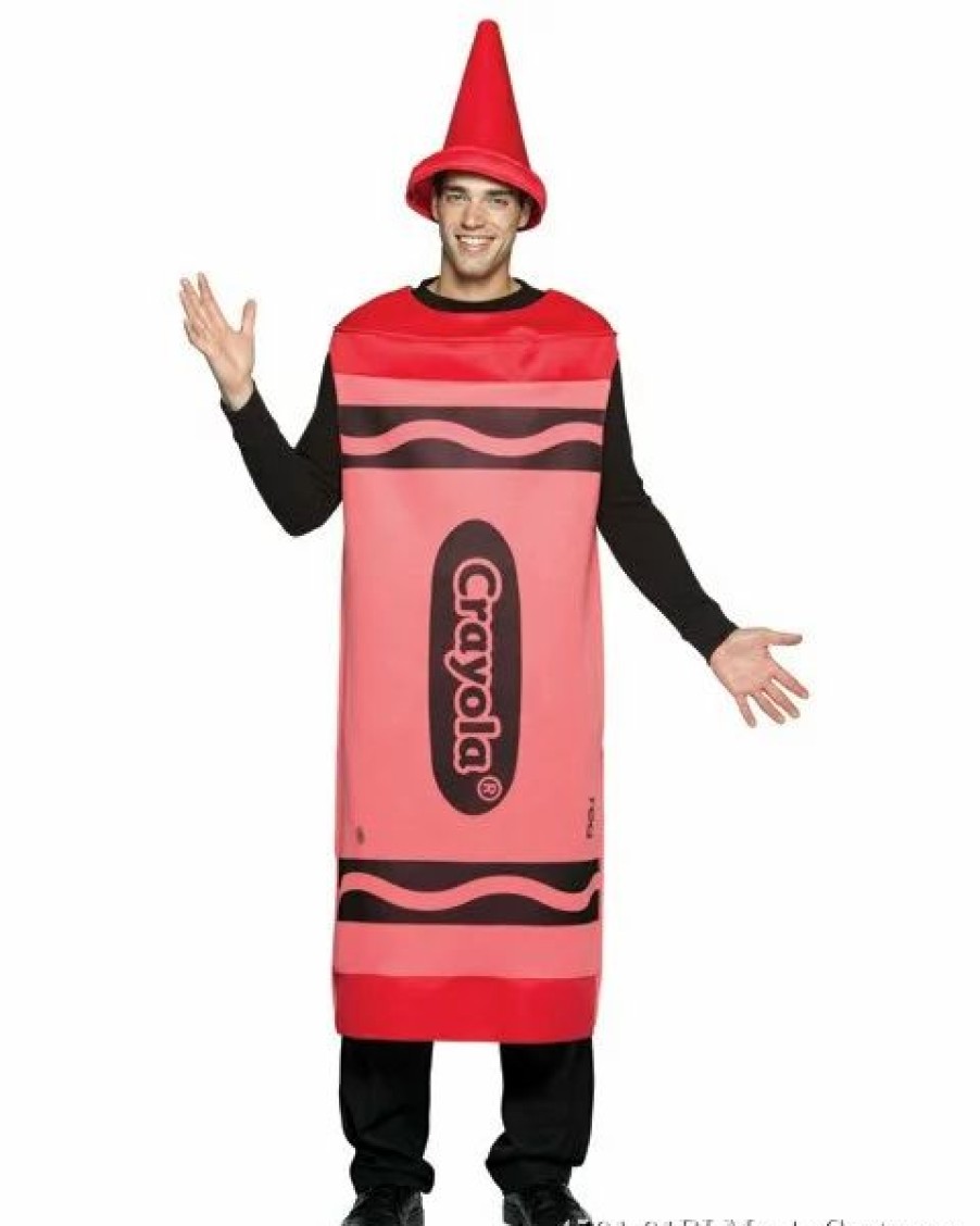 Mens Costumes * | Red Crayola Crayon Mens Costume