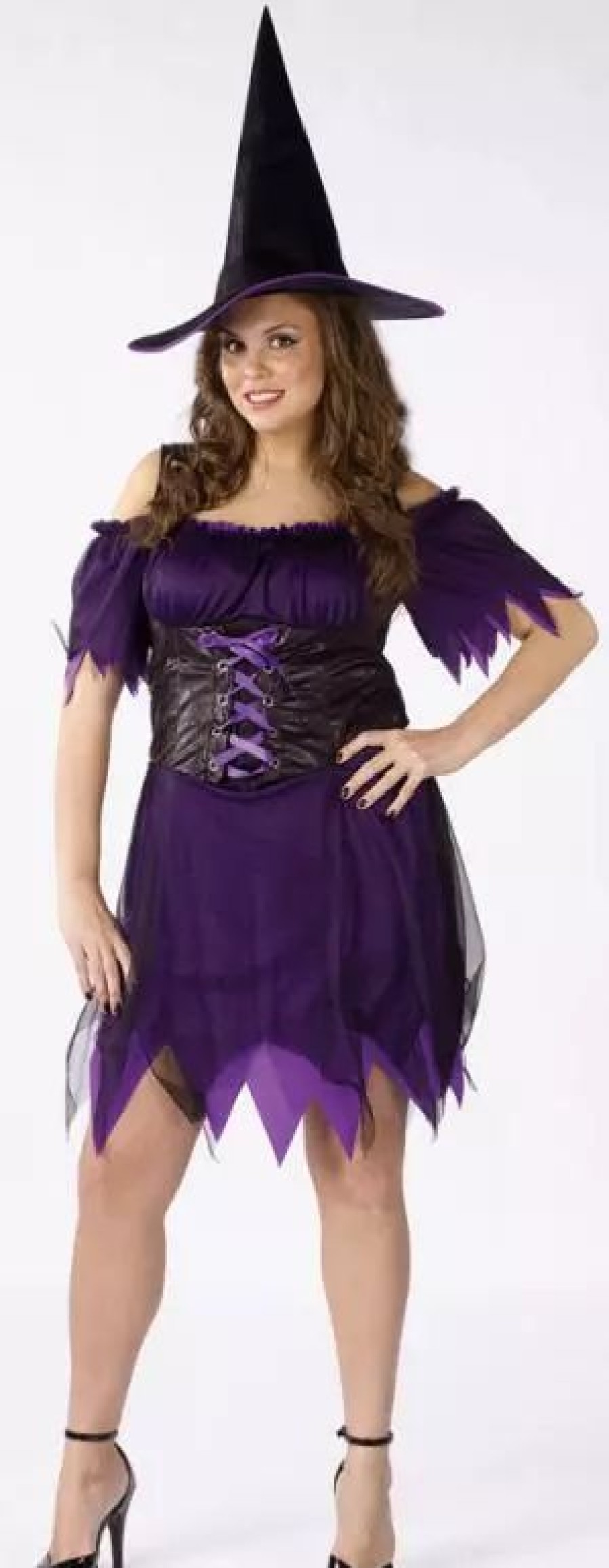 Witches & Monsters * | Dark Witch Plus Adult Costume