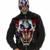 Mens Costumes * | Hi Ya Roy Evil Clown Skull Hoodie