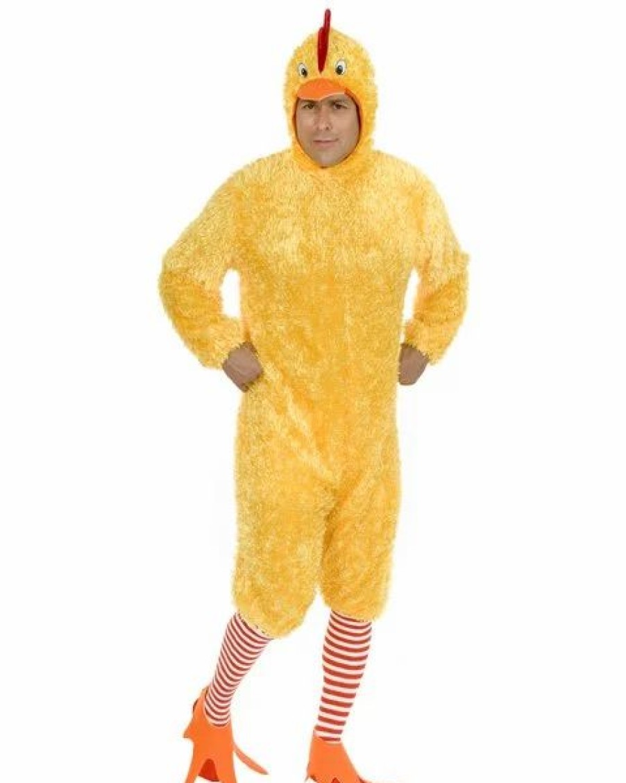 Mens Costumes * | Adult Funky Chicken Costume