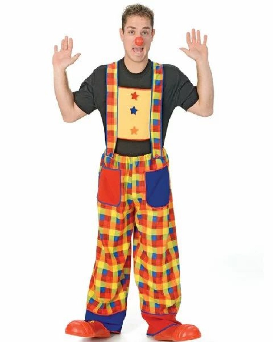 Mens Costumes * | Adult Knucklehead Clown Costume