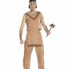 Mens Costumes * | Adult Mens Indian Warrior Costume