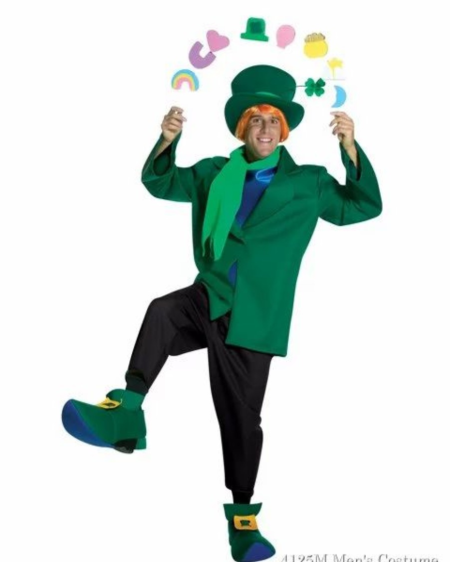 Mens Costumes * | Lucky Leprechaun Adult Costume